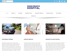 Tablet Screenshot of dianibeachhospital.com